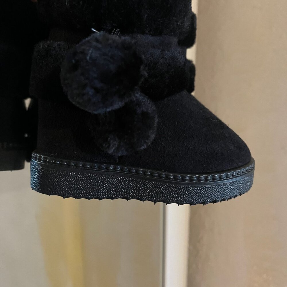 toddler black indoor boots